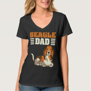 Camiseta Proprietário do Cão Pai Beagle Animal Pet Pai