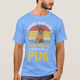 Camiseta Proprietário do Cão Pet-Pai Pug Lover