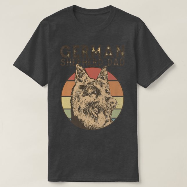 Camiseta Proprietário do cão presente do Pai retrorreflecto (Frente do Design)