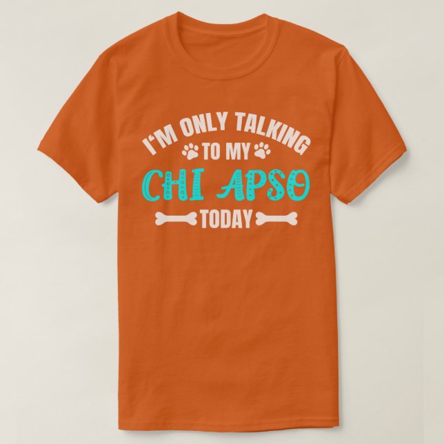Camiseta Proprietário do Chi Apso (Frente do Design)