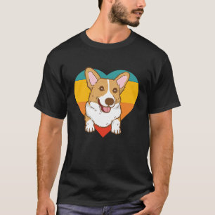 Camiseta Proprietário do Corgi de Recorte Retroativo da Vin