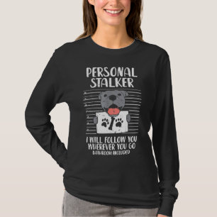 Camiseta Proprietário do Lover Pitbull Engraçado Pittie
