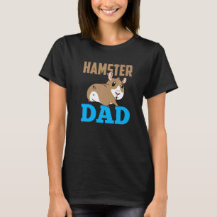Camiseta Proprietário do Pai de Hamster Pet Animal Cute Pad