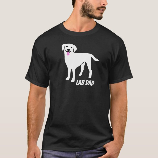 Camiseta Proprietário do Pai de laboratório Labrador Retrie (Frente)