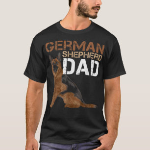 Camiseta Proprietário do Pai do german shepherd Shepard Dog