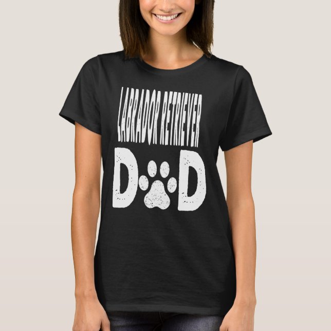 Camiseta Proprietário do Pai Labrador Retriever (Frente)
