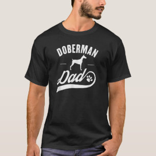 Camiseta Proprietário do Pai Mens Doberman