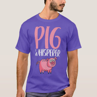 Camiseta Proprietário do Porco do Suíno Suspenso de Suíno P