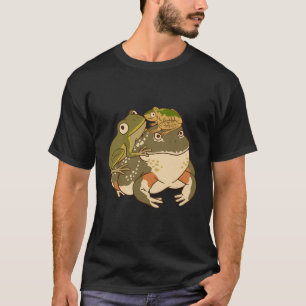 Camiseta Proprietário do sapo Sapos de pilha do Sapo Rã-rog