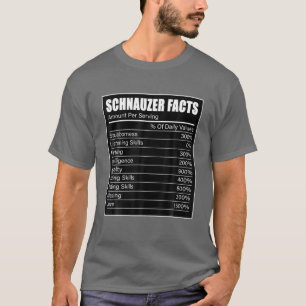 Camiseta Proprietário do Schnauzer Cão Lover Schnauzer Fato