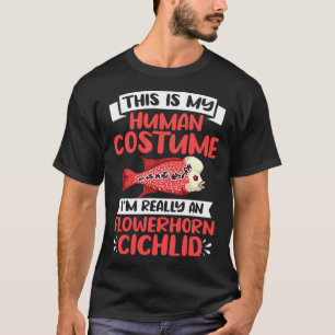 Camiseta Proprietário do tanque de Comida de Aquário de Pei