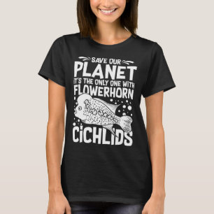 Camiseta Proprietário do tanque de Comida de Aquário de Pei