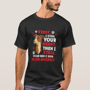 Camiseta Proprietário do Whippet Funny Whippet Pai Whippet