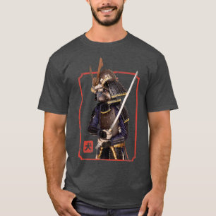 Camiseta Proprietário Encantado Tee Samurai Pug Bushido War