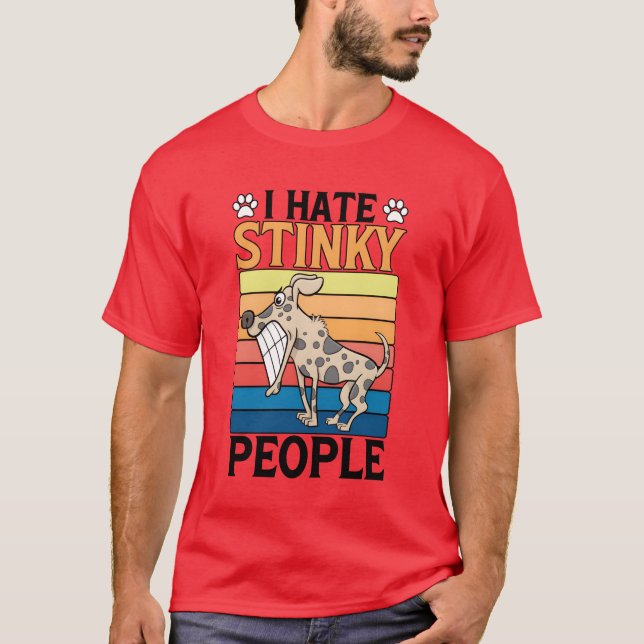 Camiseta Proprietário médio de cães cães Pop de cartoon (Frente)