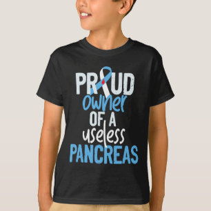 Camiseta Proprietário Orgulhoso De Uma Diabetes Do Tipo 1 D