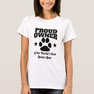 Camiseta Proprietário orgulhoso do melhor Lhasa Apso do