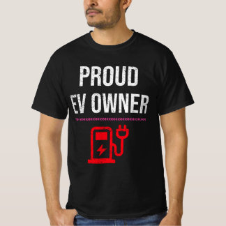 Camiseta Proprietário orgulhoso do veículo elétrico EV