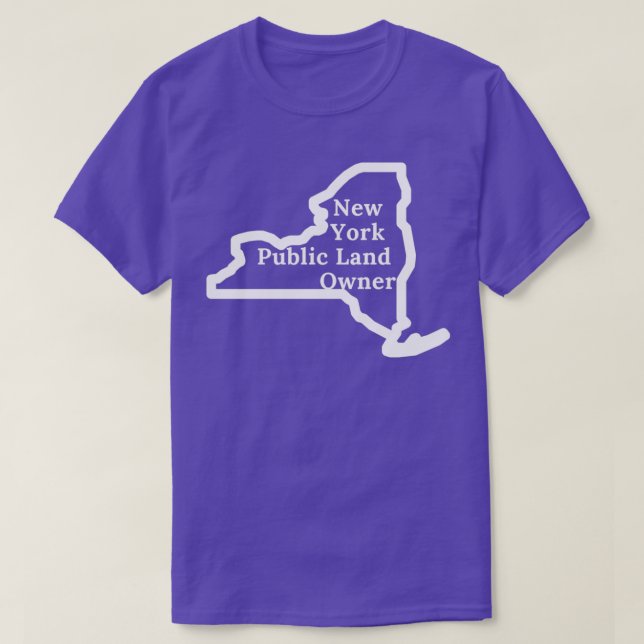 Camiseta Proprietário Público de Nova York (Frente do Design)