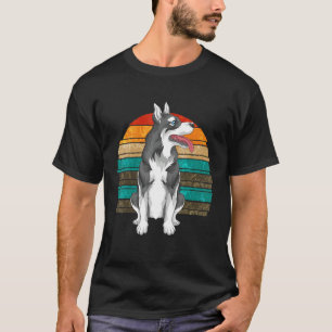 Camiseta Proprietário Siberiano de Pet Animal Dog Rouco