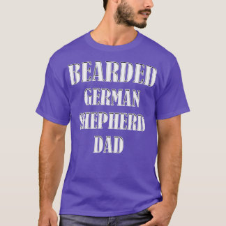 Camiseta Proprietários de cães Pais com barba
