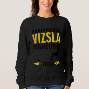 Camiseta Proprietários de Cães Vizsla K9 Filhote Teimoso Ma