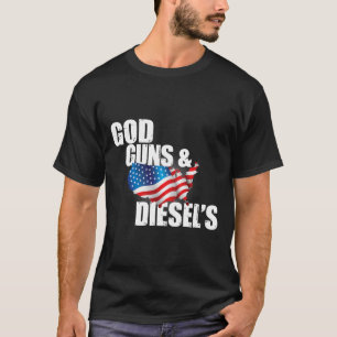 Camiseta Proprietários de Caminhões Diesel Americanos, Deus