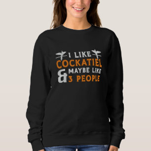 Camiseta Proprietários De Cockatiel Eu Gosto De Pilotos De