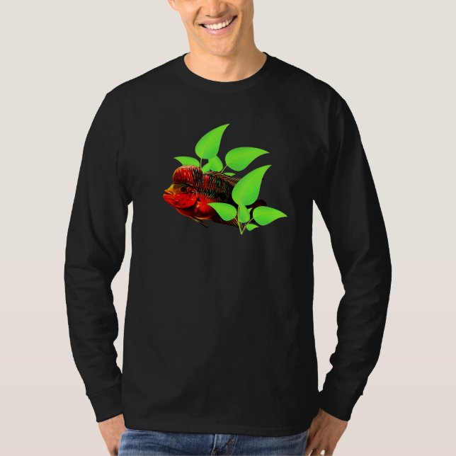 Camiseta Proprietários De Tanques De Peixes De Cichlid De F (Frente)