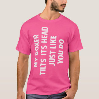 Camiseta Proprietários do Boxer Meu Boxer Inclina Boxers