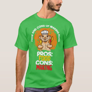 Camiseta Prós E Outros Elementos Da Comida 1 Do Fazer