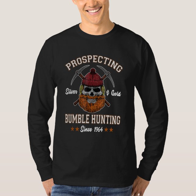 Camiseta Prospectando Prata & Ouro Caça de Abelhas Desde (Frente)