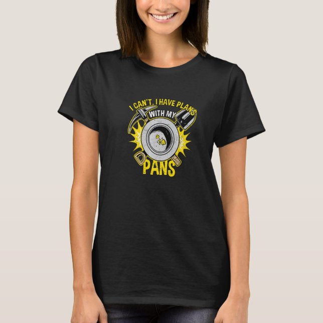 Camiseta Prospector Dourado de Panorama com o qual não poss (Frente)