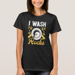 Camiseta Prospector Dourado Eu lavo rochas Douradas Panner