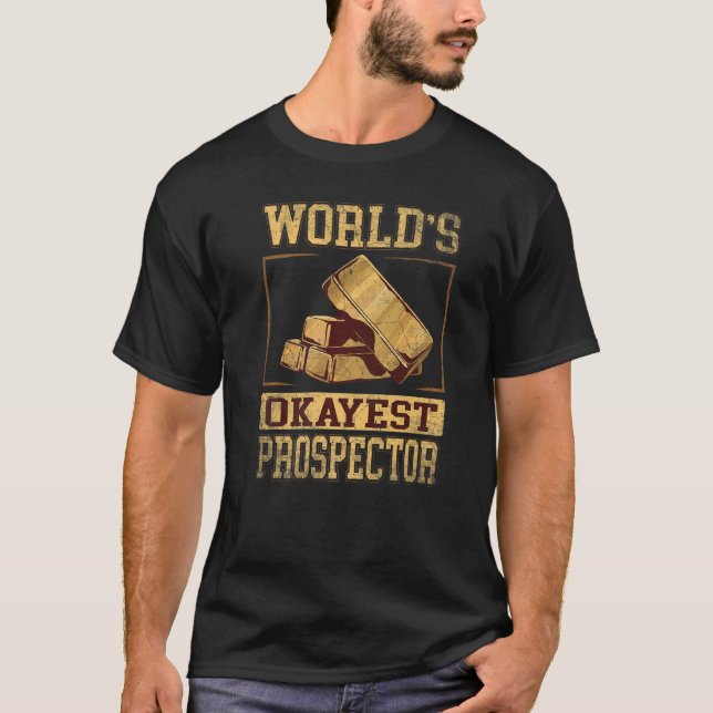 Camiseta Prospector mais Dourado do mundo (Frente)