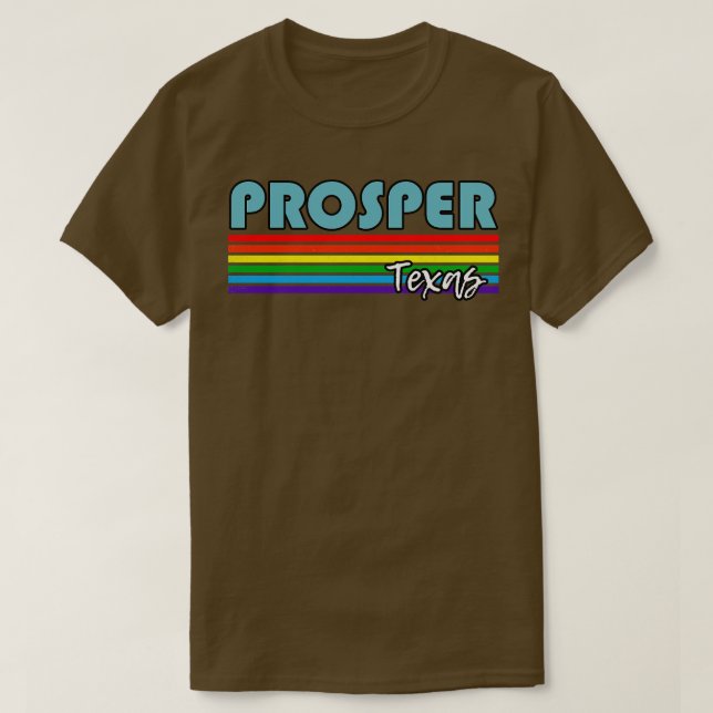Camiseta Prosper Texas Pride Prosper LGBT Gift LGBT Suppo (Frente do Design)