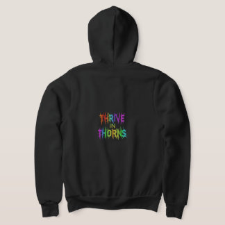 Camiseta "prospere em Thorns", Cheio Zip Hoodie.