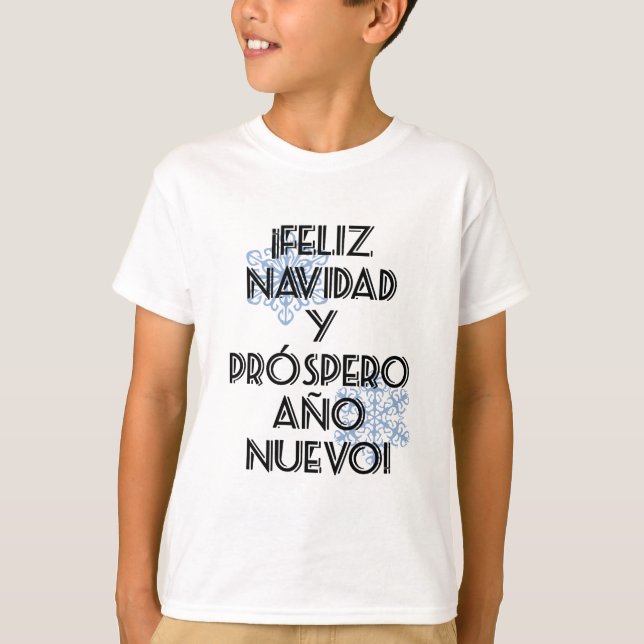 Camiseta Prospero Ano Nuevo de Feliz Navidad Y (Frente)