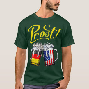 Camiseta Prost Beer American Flag Funny Oktoberfest