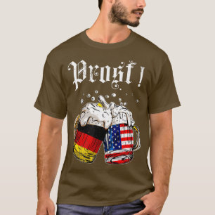 Camiseta Prost Beer German Flag Oktoberfest Men M