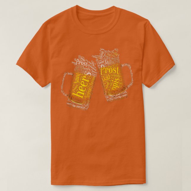 Camiseta Prost Cheers Oktoberfest Beer Mugs  (Frente do Design)