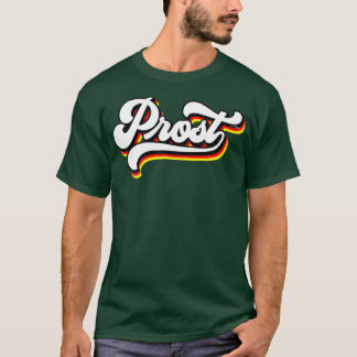 Camiseta Prost Oktoberfest Retro Bavarian Munique German Be