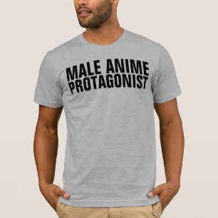Camiseta protagonista masculino do anime