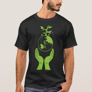 Camiseta Proteção Ambiental das Mulheres - Terra Verde V