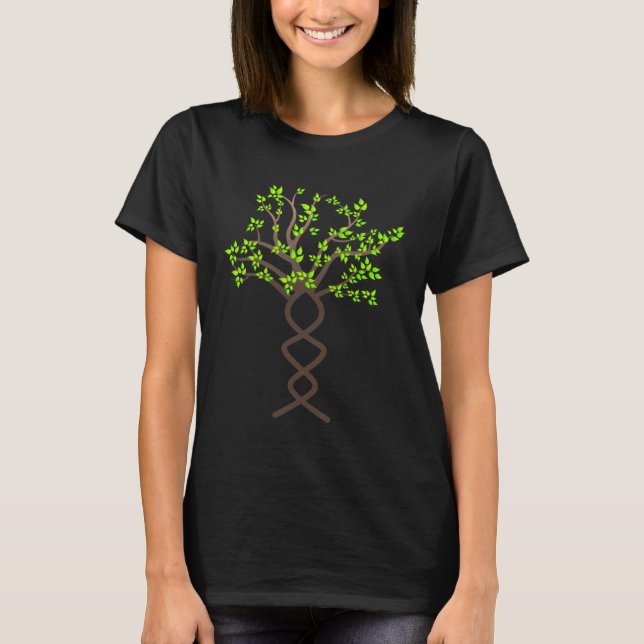 Camiseta Proteção ambiental do ADN-árvore Clima (Frente)
