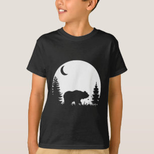 Camiseta Proteção Ambiental do Deserto da Silhueta do Urso