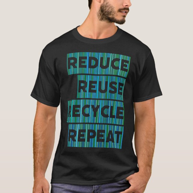 Camiseta Proteção ambiental do reciclagem Clima (Frente)