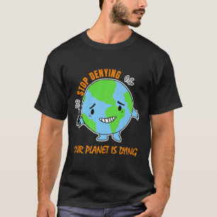 Camiseta Proteção Ambiental Mudanças Climáticas Proteção Cl