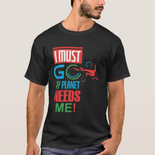 Camiseta proteção ambiental proteção da natureza planeta
