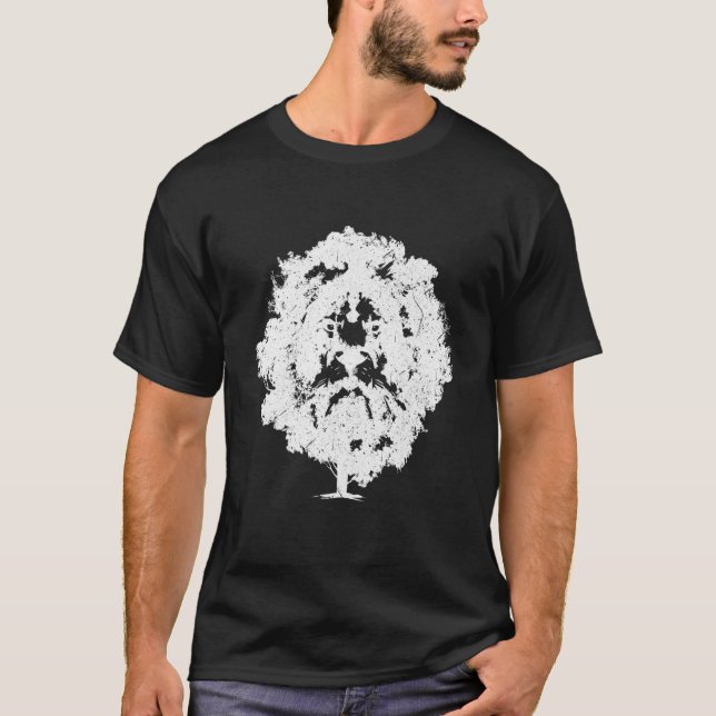Camiseta Proteção Animal Natureza Lion Ambiente Árvore Para (Frente)